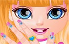 Juego Barbie con su Manicura nueva